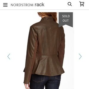 Nordstrom lamb Leather Truth of Touch Parker brown